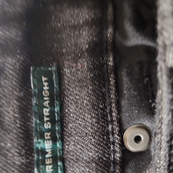 Ralph Lauren Premier Straight Black Jeans Size 12 - Picture 3 of 3